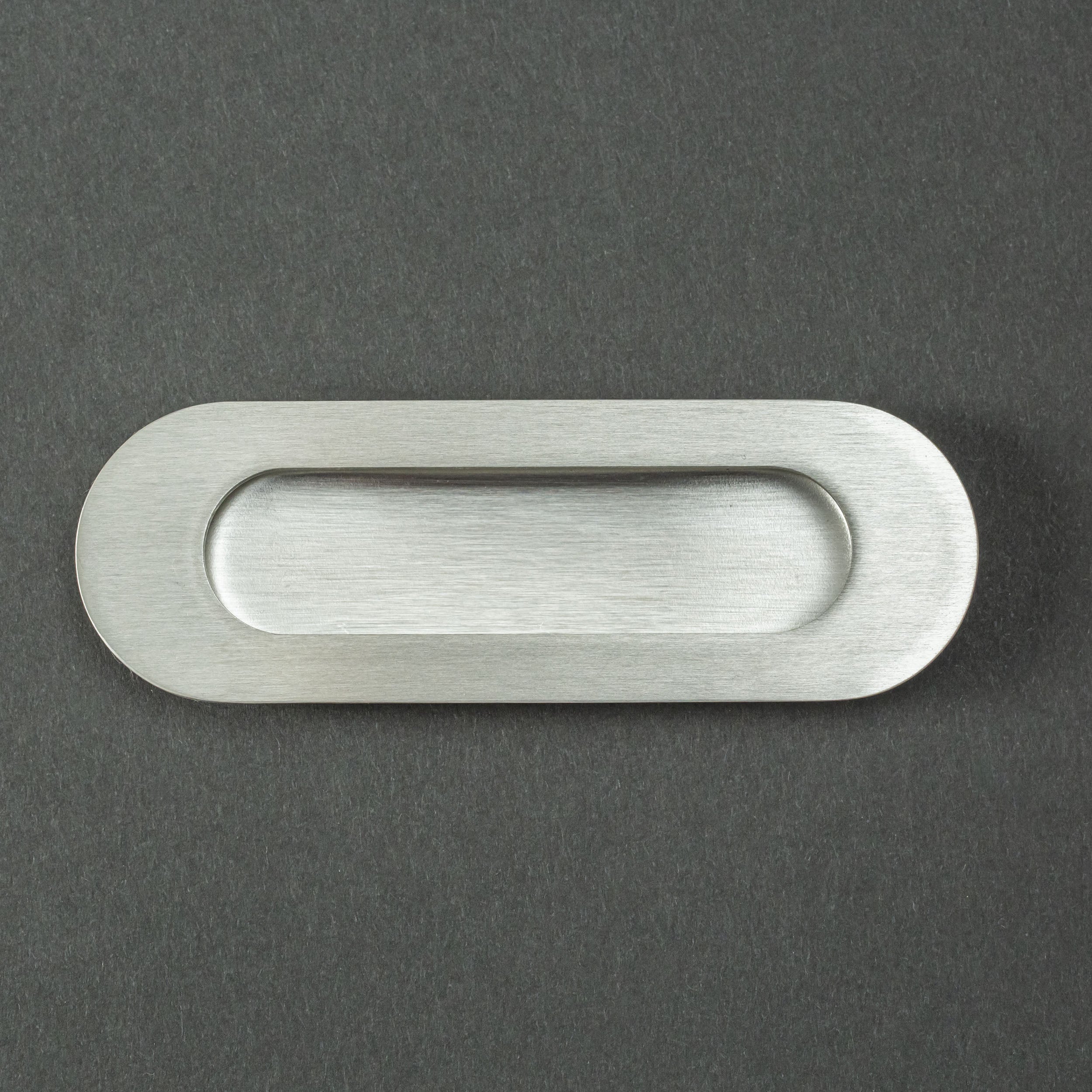 Asa Embutida Ovalada Satin Nickel