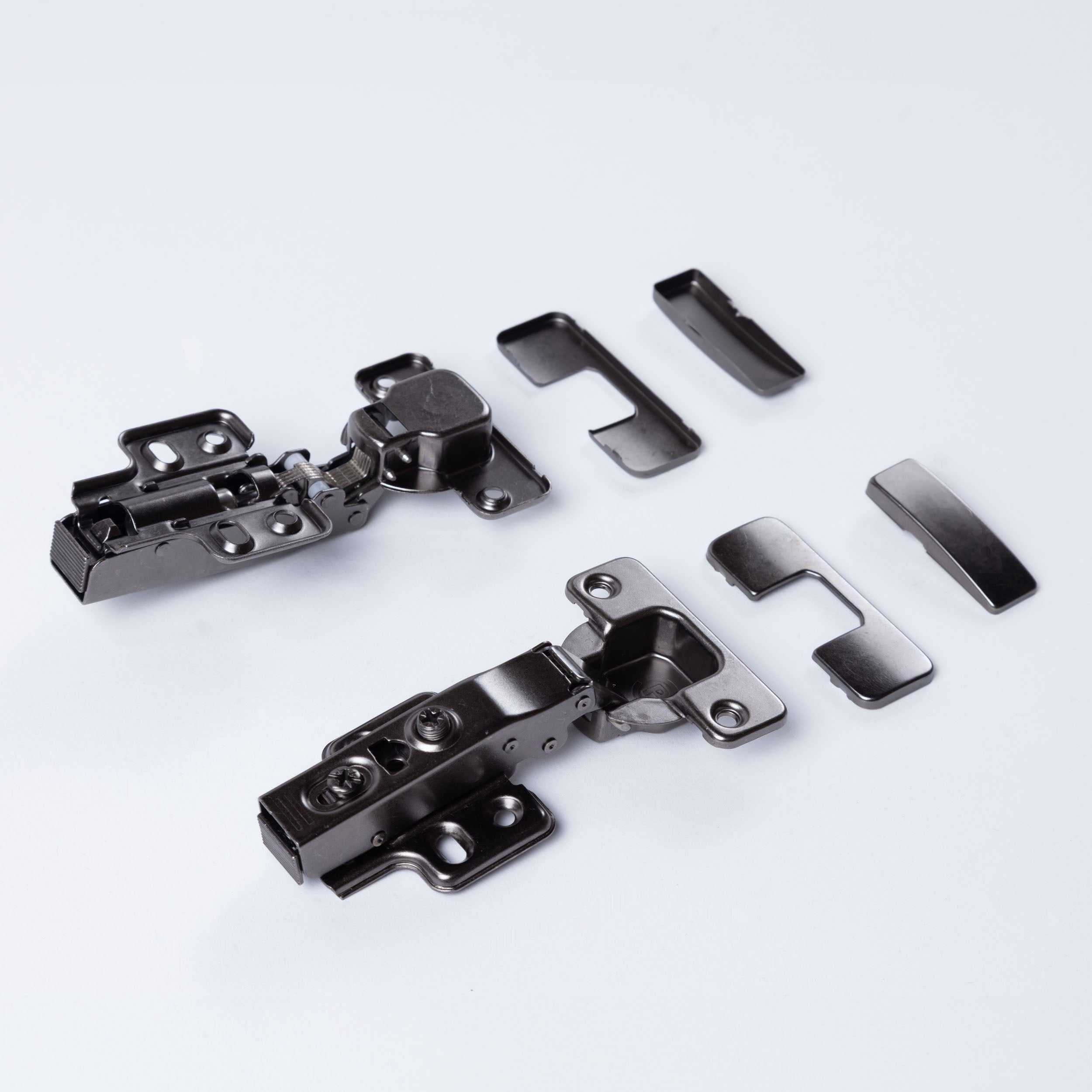 Bisagra Negra Recta Cierre Suave Par