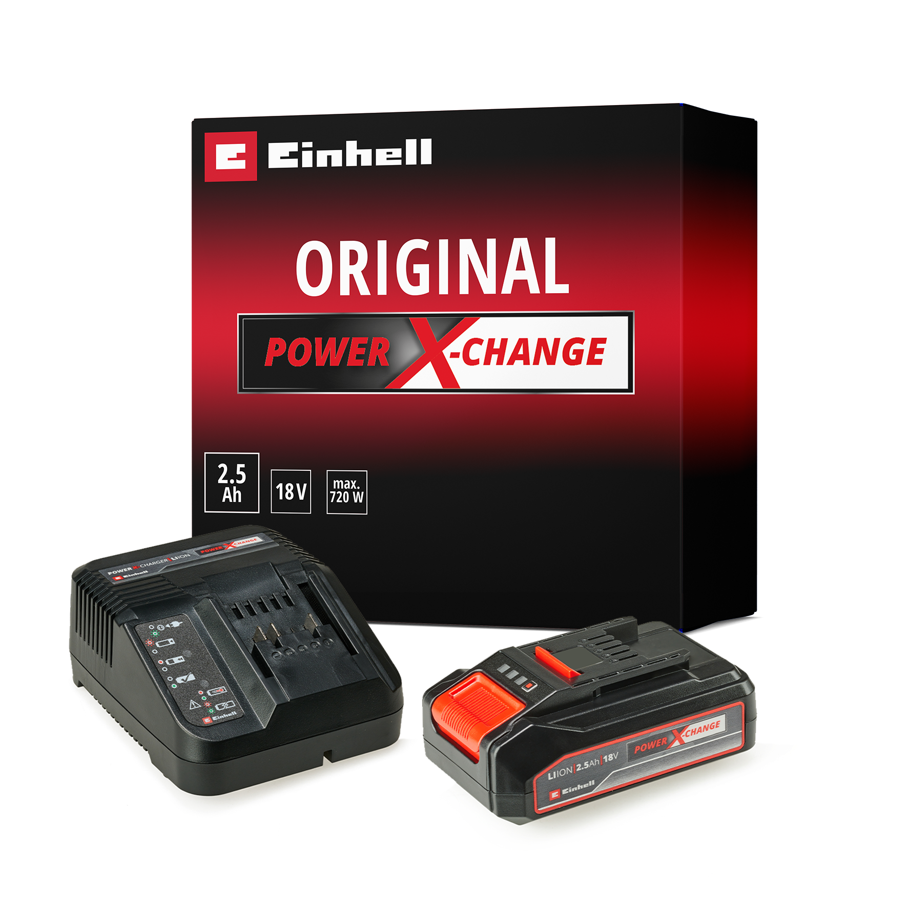 Kit Batería + Cargador Rápido 18V | 2.5 AH Einhell