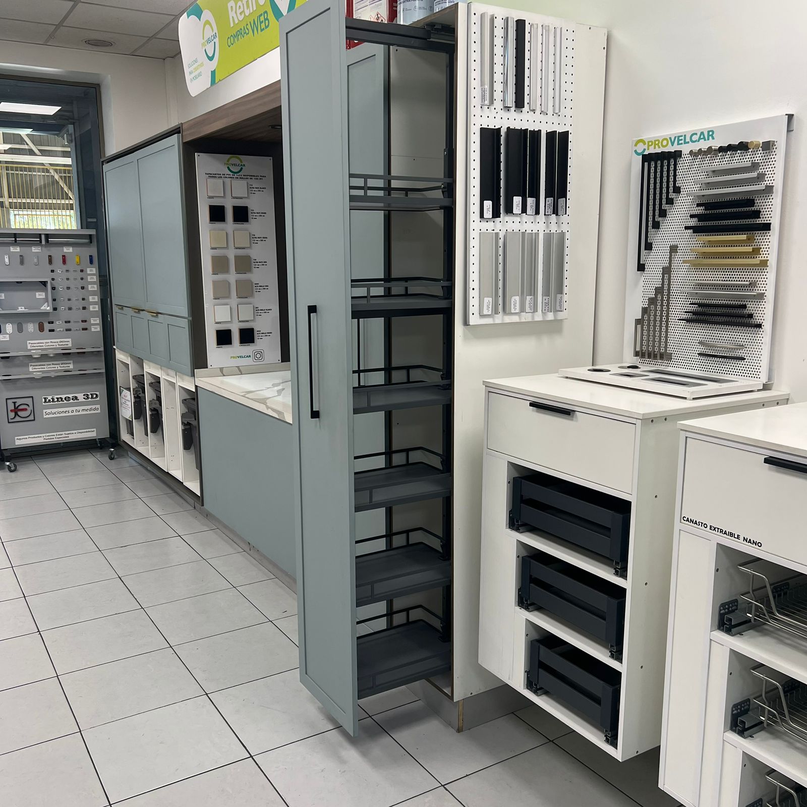 Columna Extraible Antracita