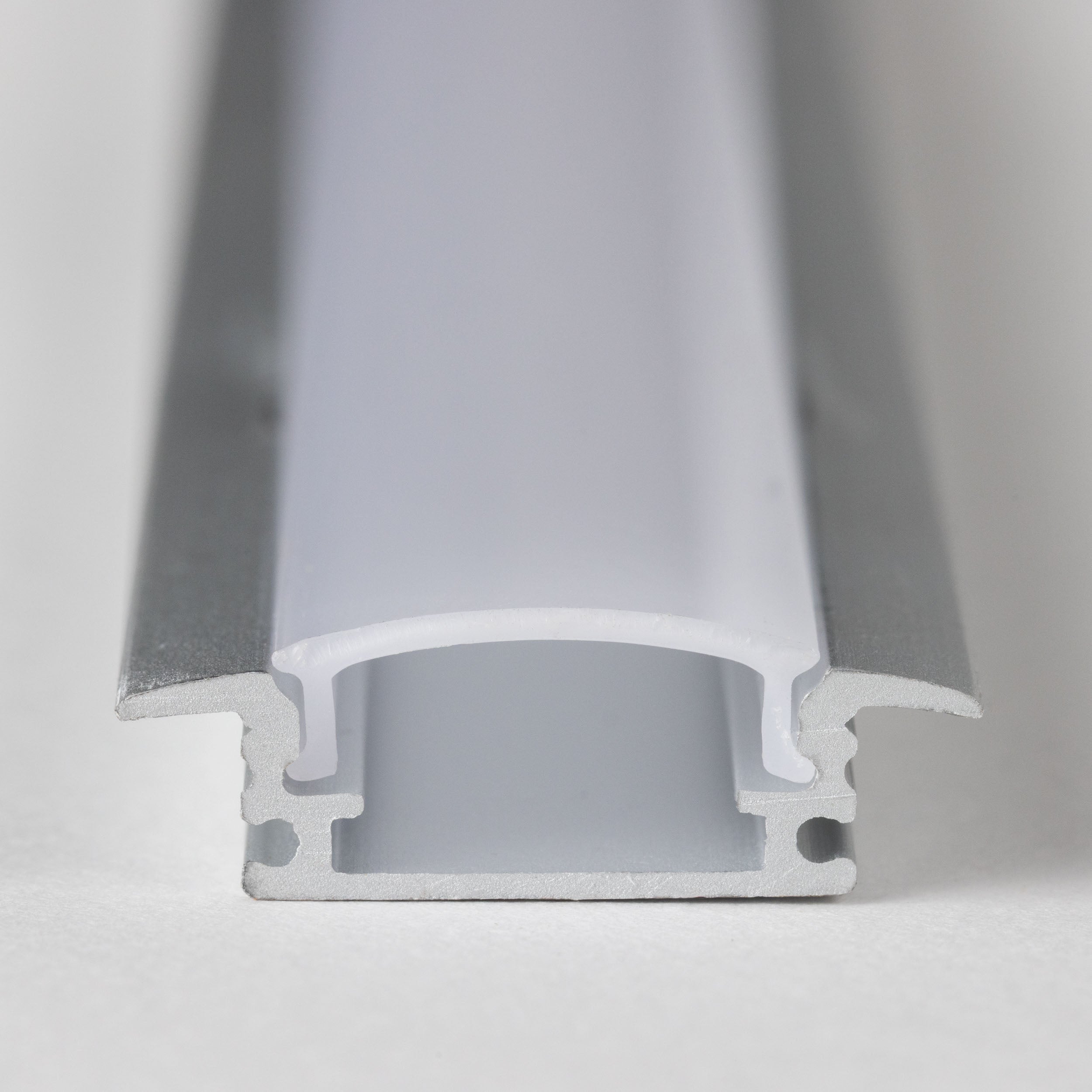 Perfil Aluminio LED Embutido 3 mts.