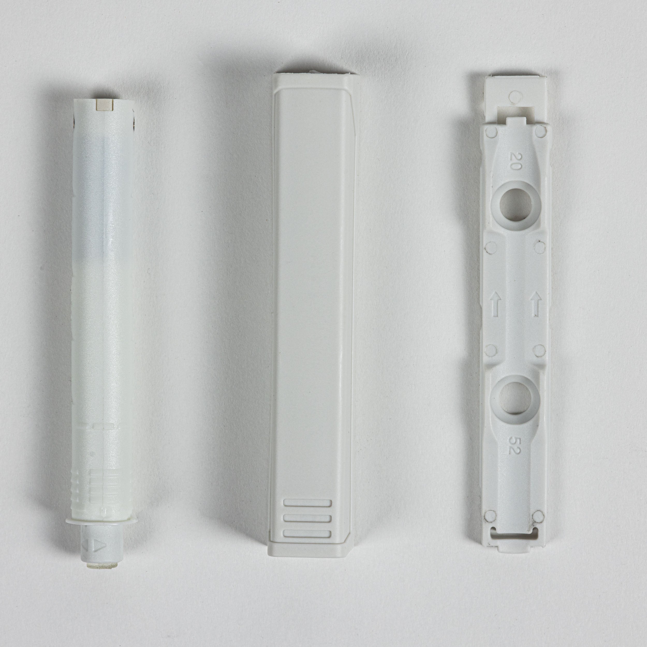 Expulsador Blanco con Cabeza de Goma