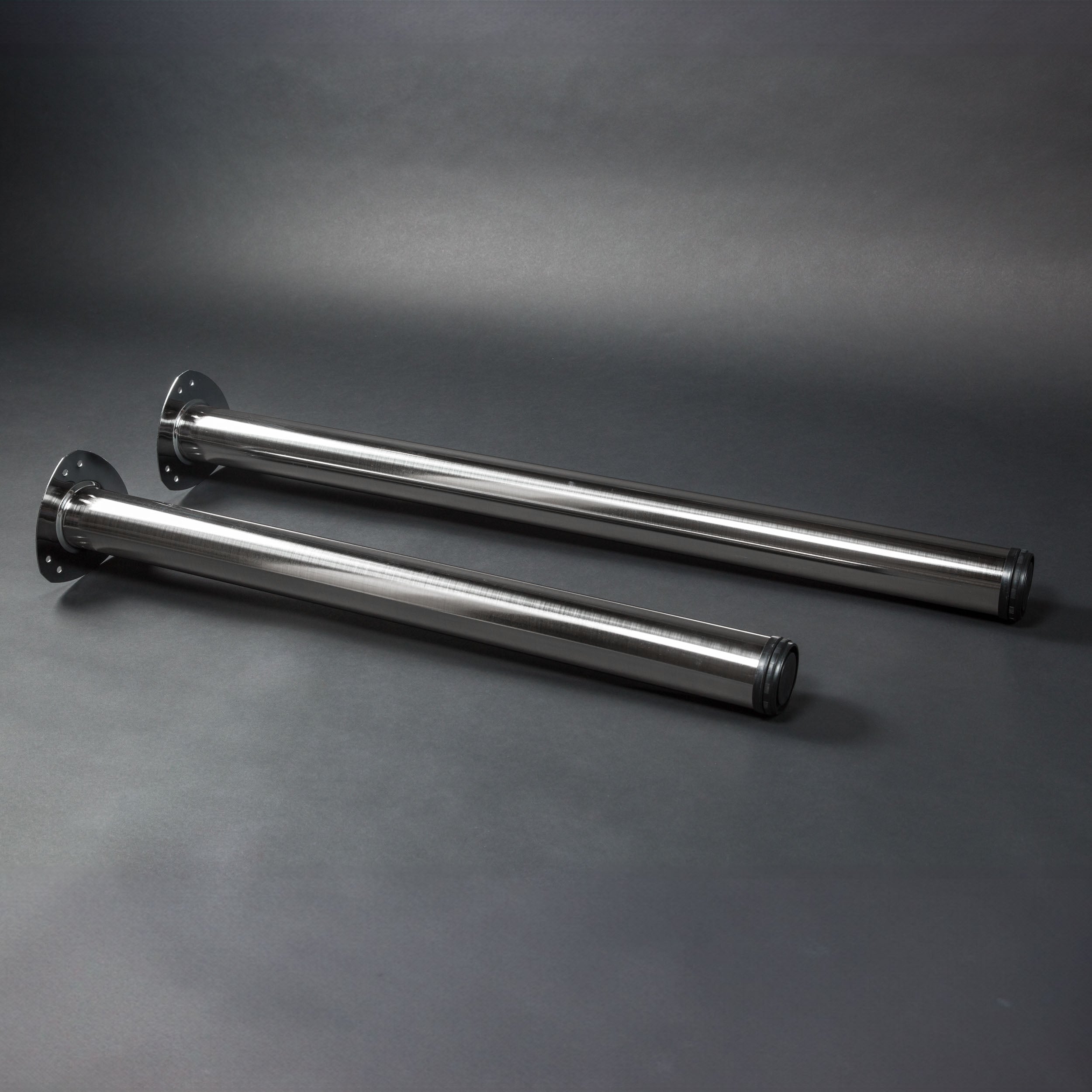 Pata Regulable Satin Nickel 710 mm. x 60 mm.