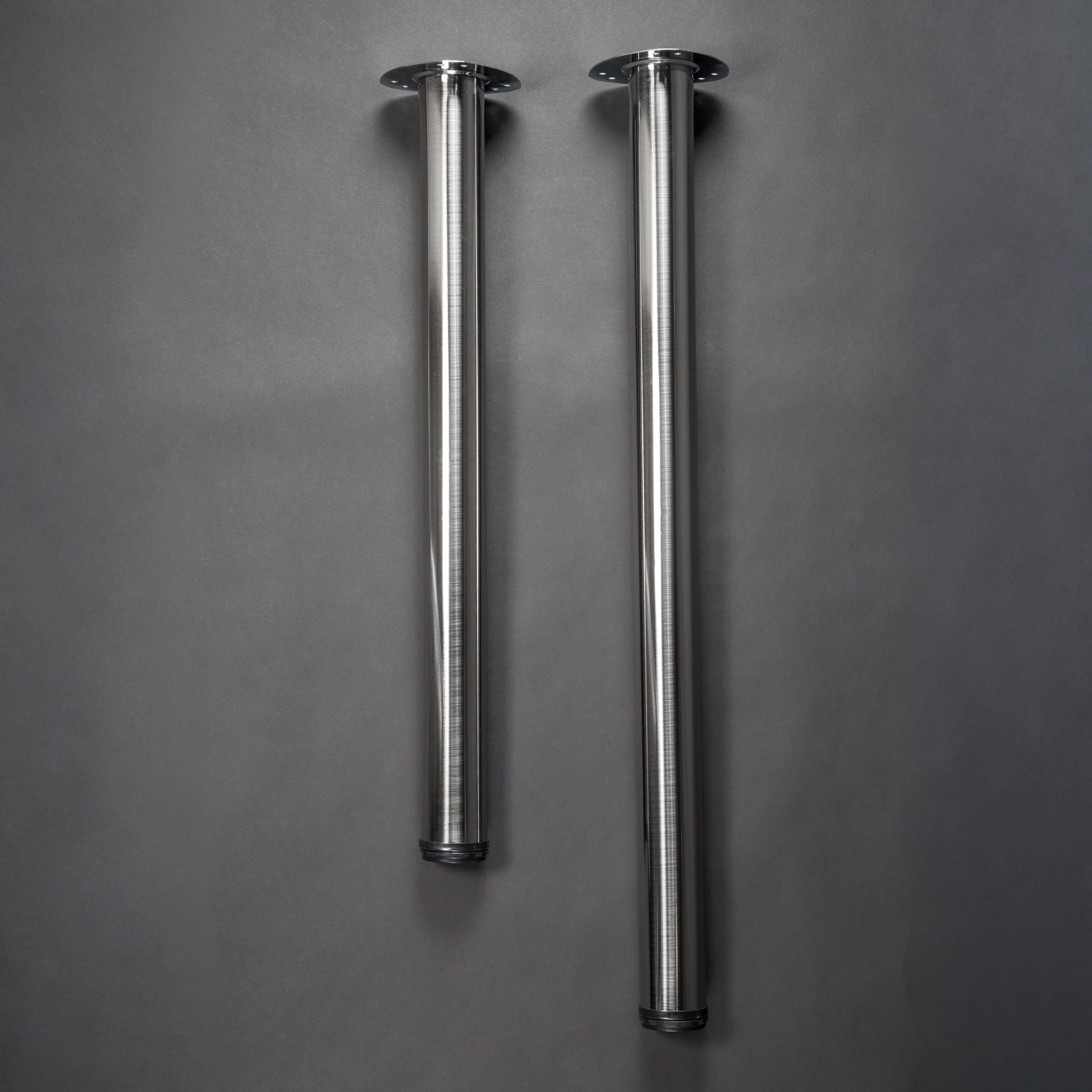 Pata Regulable Satin Nickel 870 mm. x 60 mm.