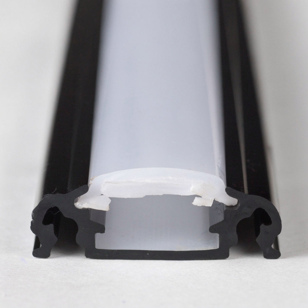 Perfil Negro LED Sobre Poner 3 mts.