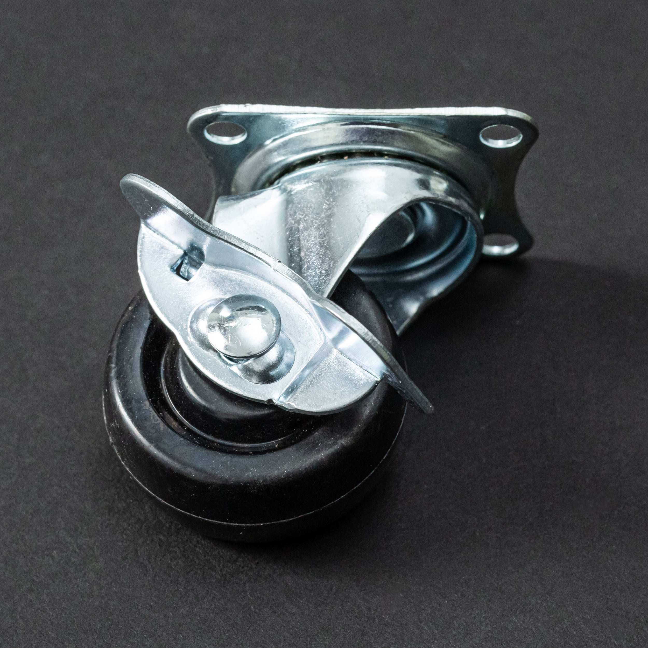 Rueda Base Goma 40 mm. c/Freno