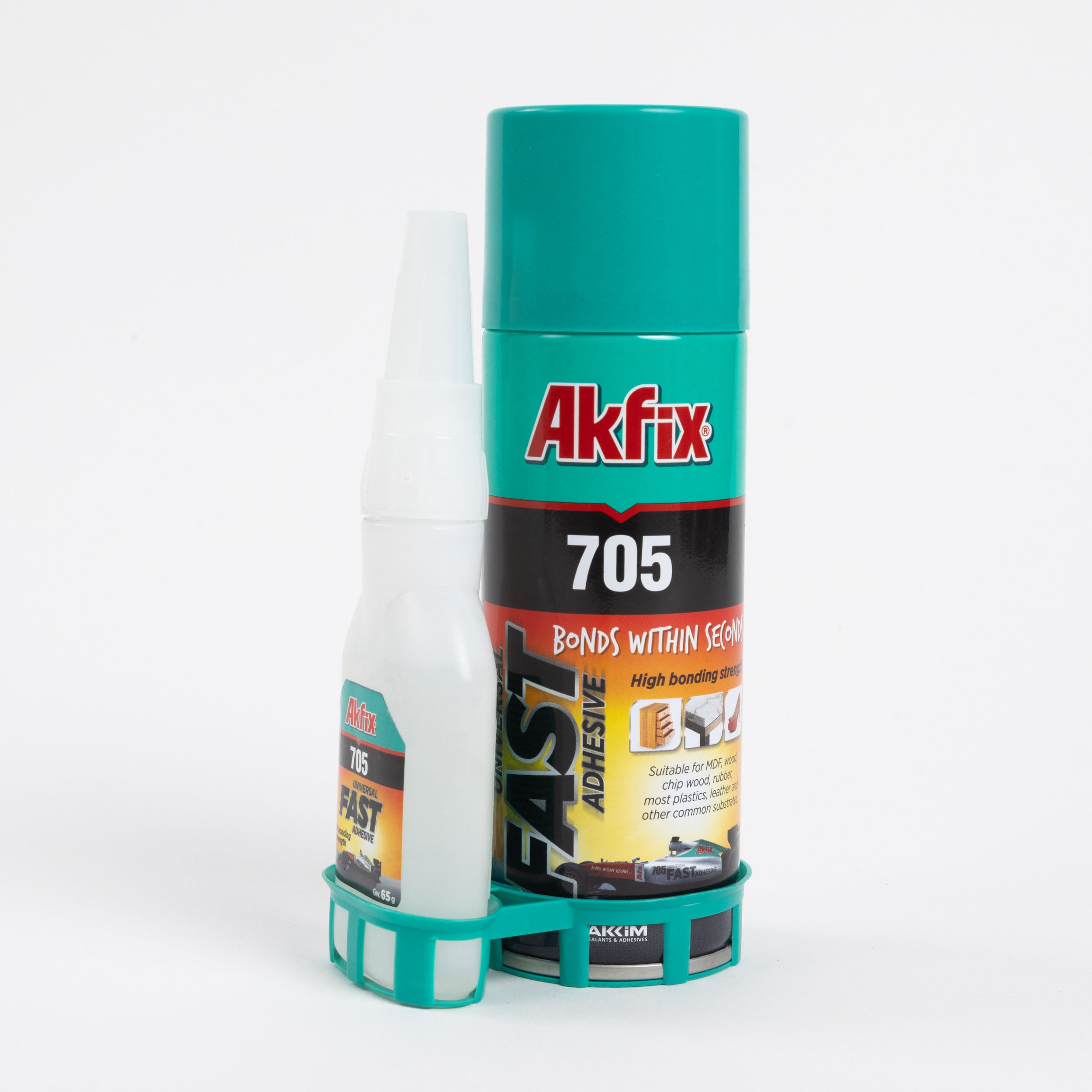Akfix 705 Adhesivo Secado Rápido 125 gr. + 400 ml.