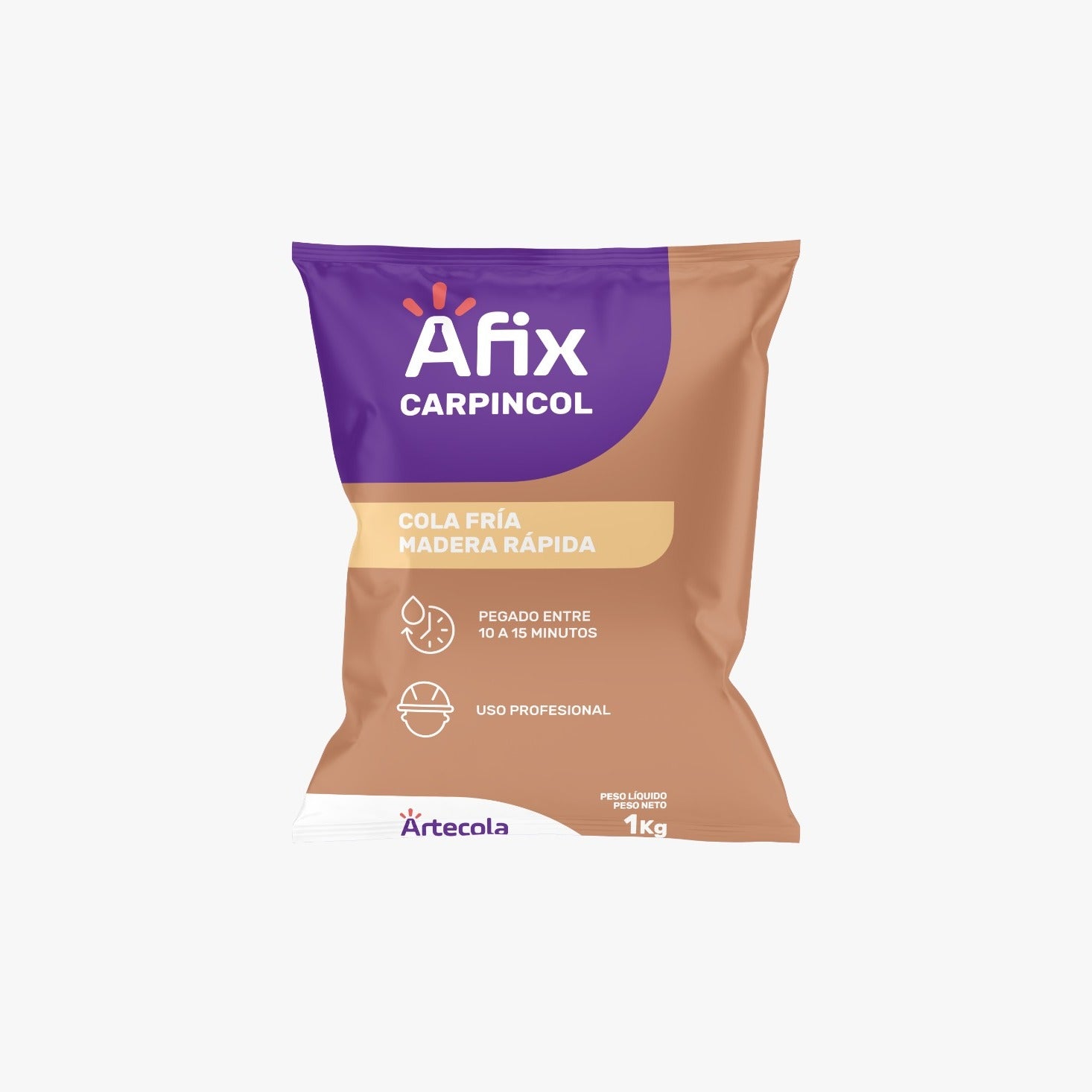 Cola Fría Afix Rápida en Bolsa 1 kg.