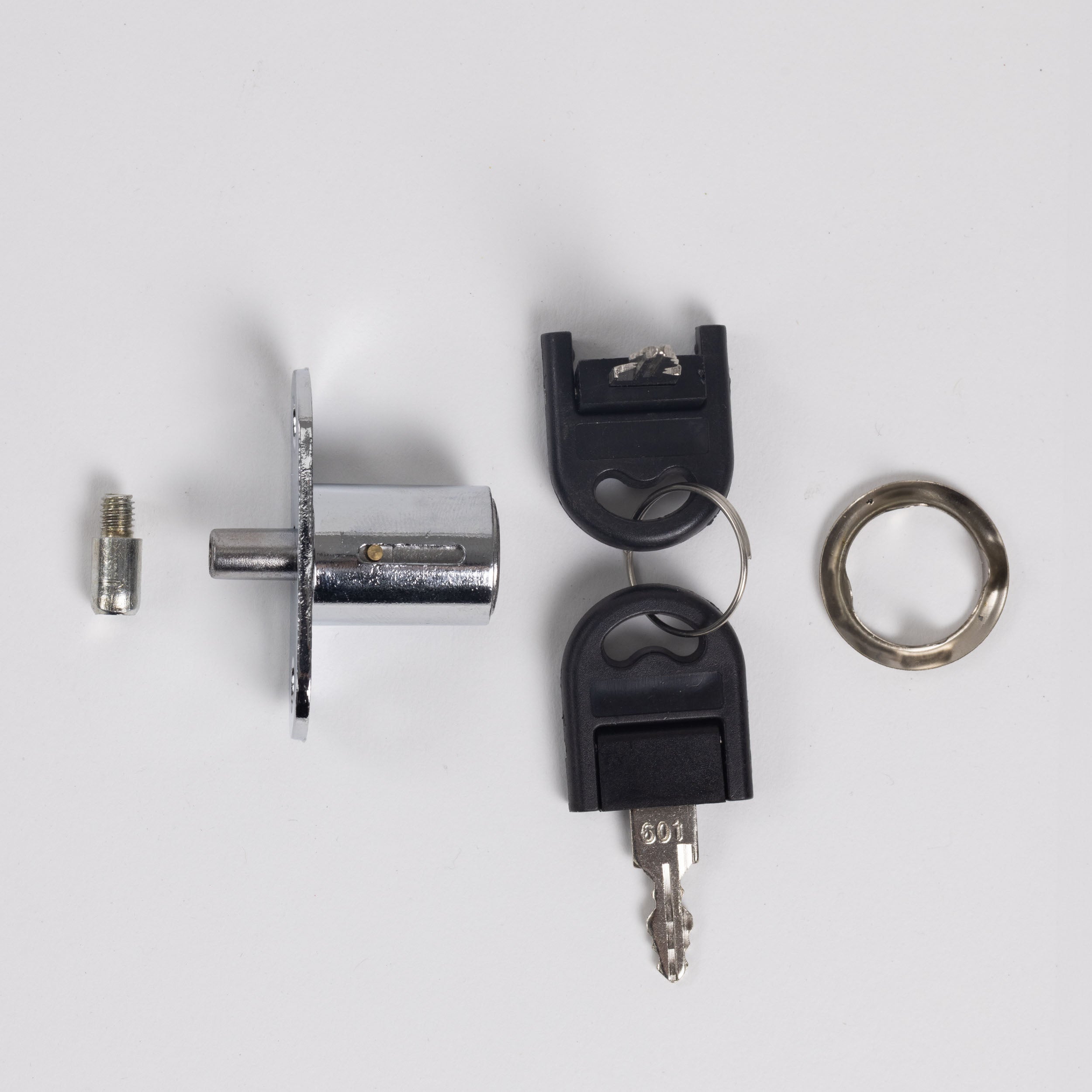 Cerradura de Botón Cromada