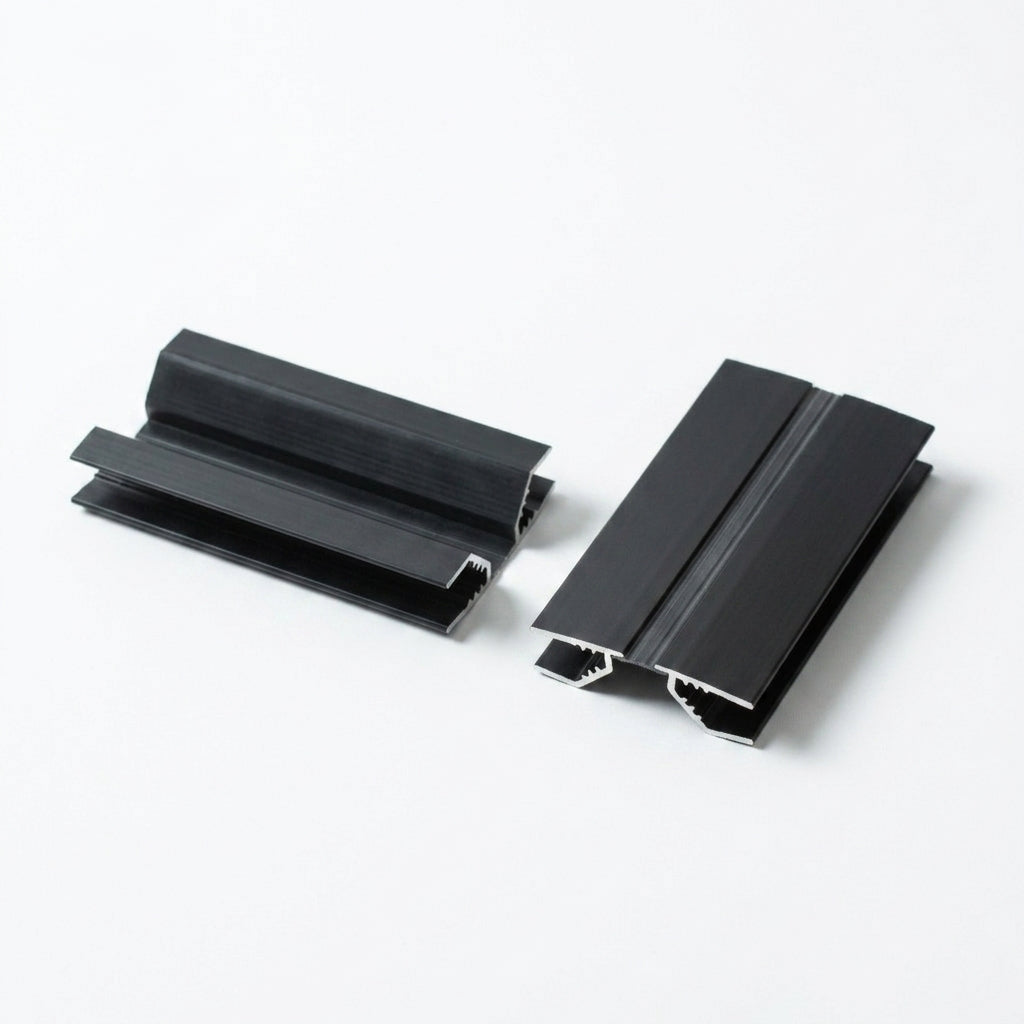 Esquinero Zocalo Flexible 10 cm. Negro