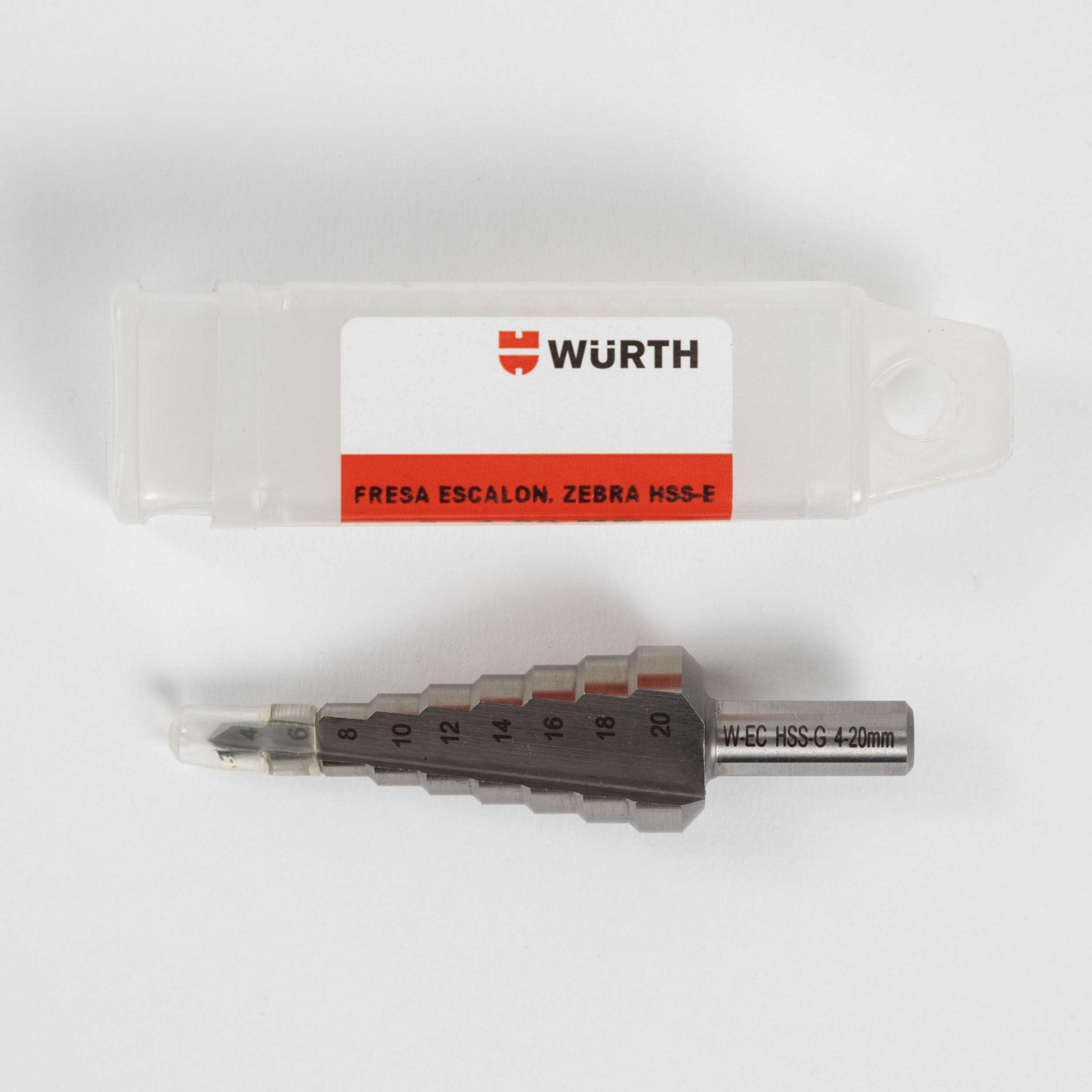 Fresa Escalonada Cobalto 4 mm. - 20 mm.