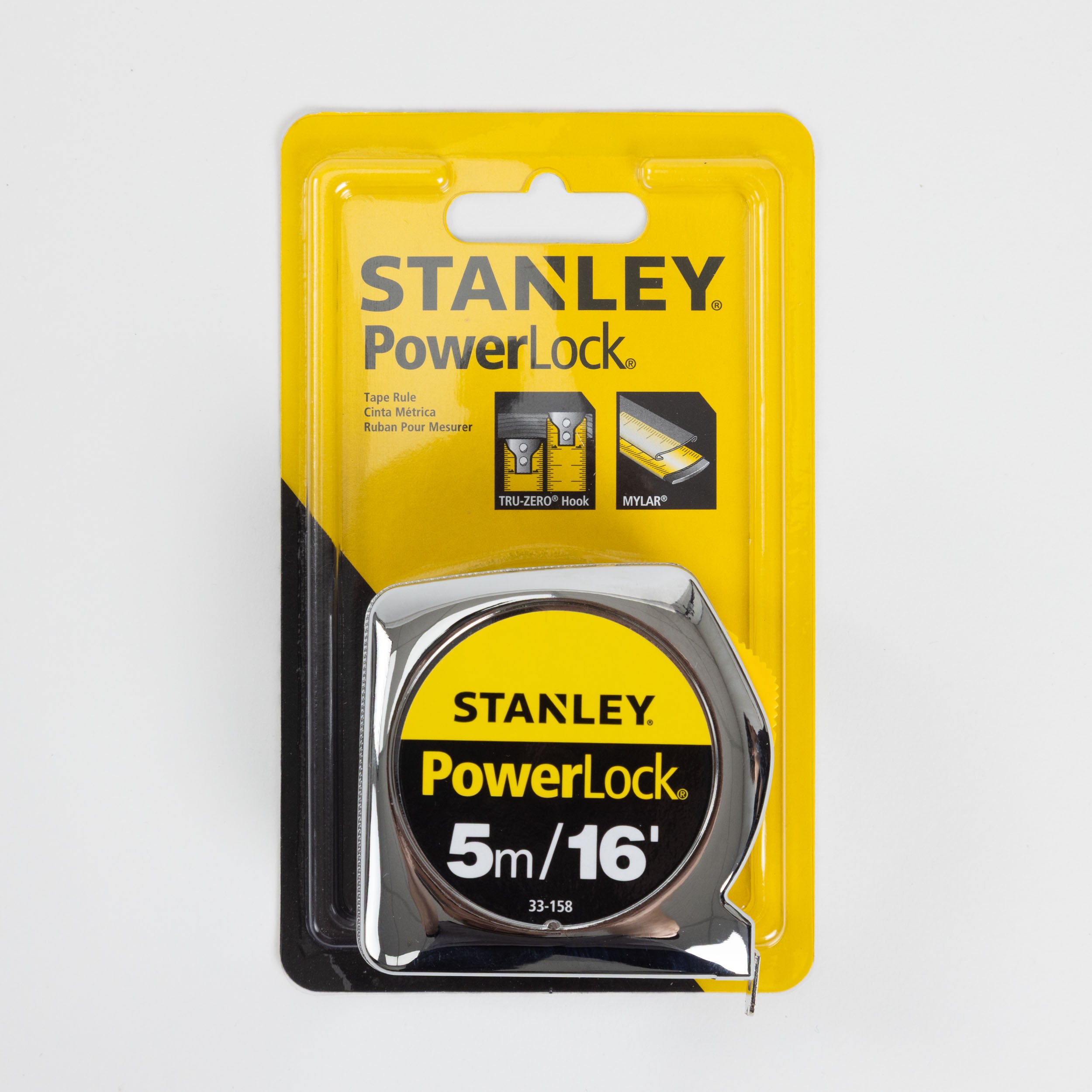 Huincha de Medir 5 mts. Stanley Power Lock