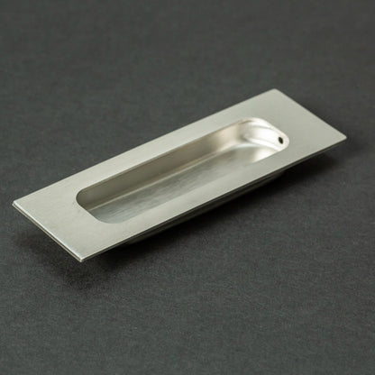 Asa embutida rectangular Satin Nickel 043