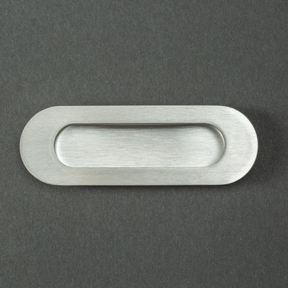 Asa Embutida Ovalada Satin Nickel
