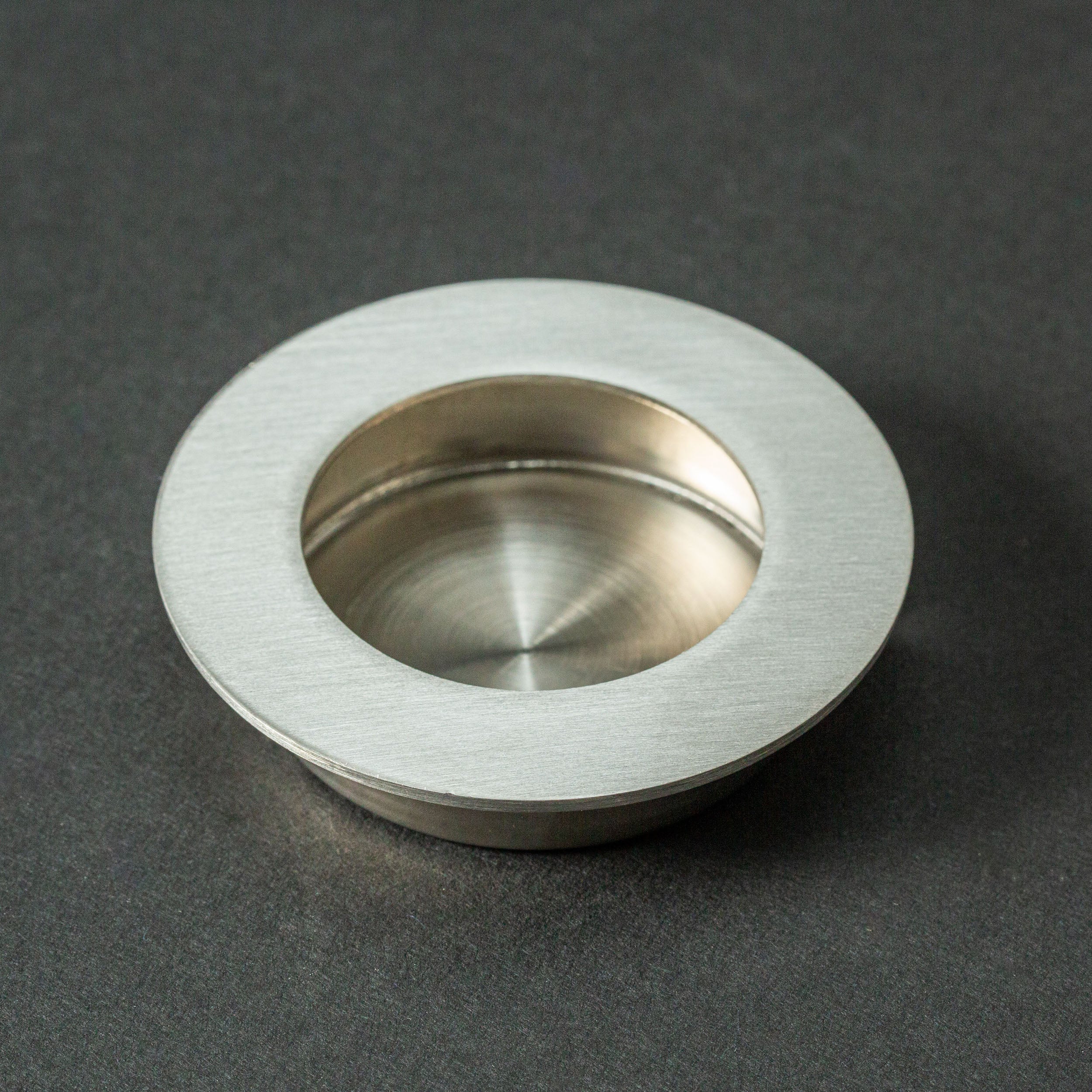 Asa Embutida Redonda Satin Nickel