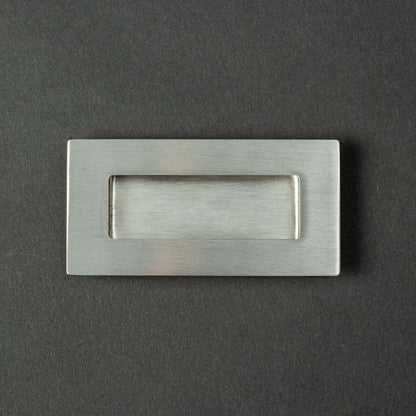 Asa Embutida Rectangular Satin Nickel 042