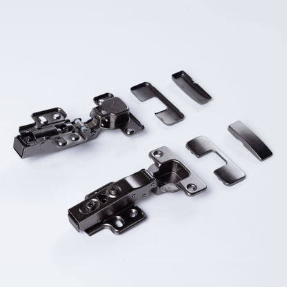 Bisagra Negra Recta Cierre Suave Par