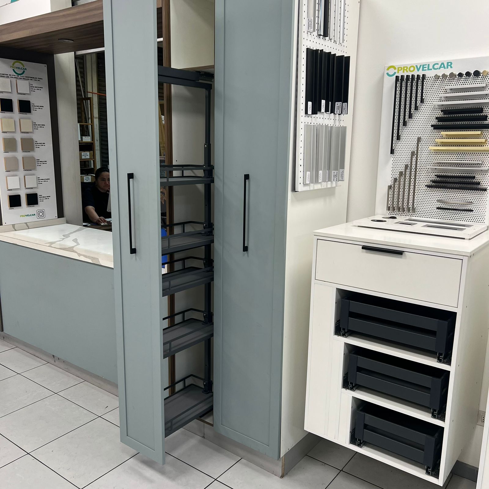 Columna Extraible Antracita