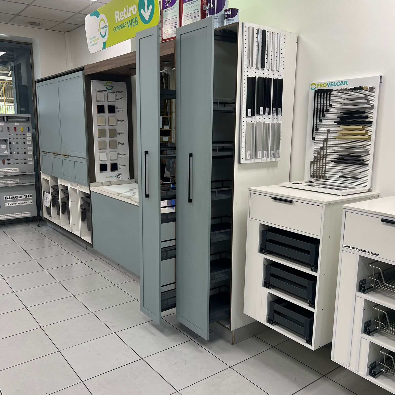 Columna Extraible Antracita