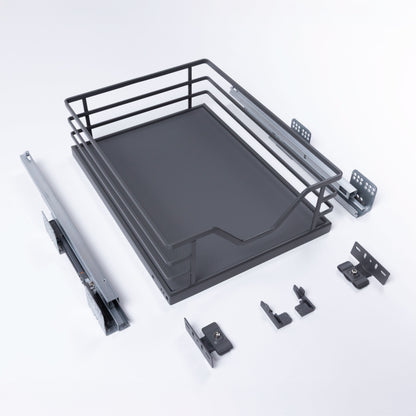 Canasto Extraible Antracita Cierre Suave