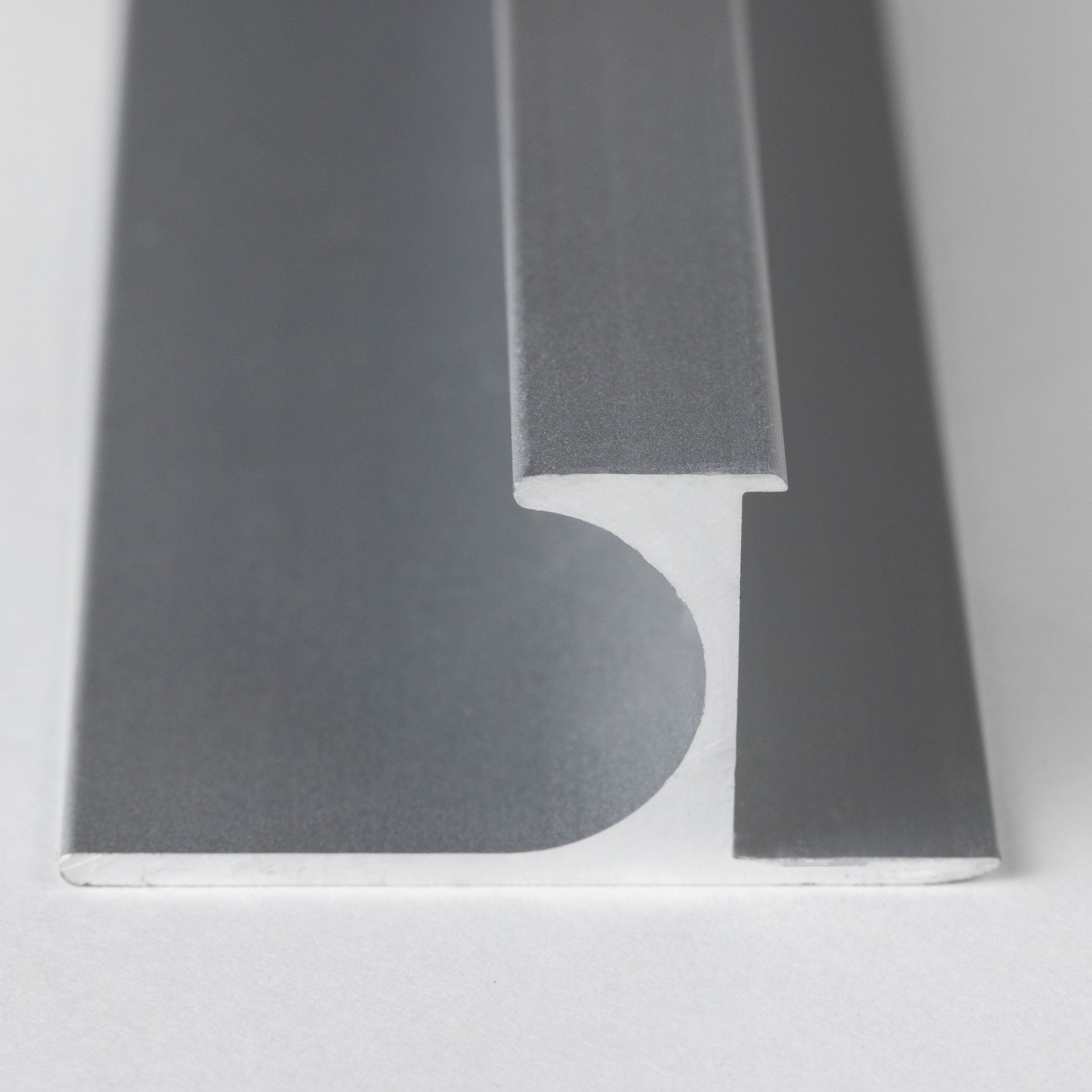 Tirador Corrido Modelo Curvo 1636 Aluminio 3 Metros