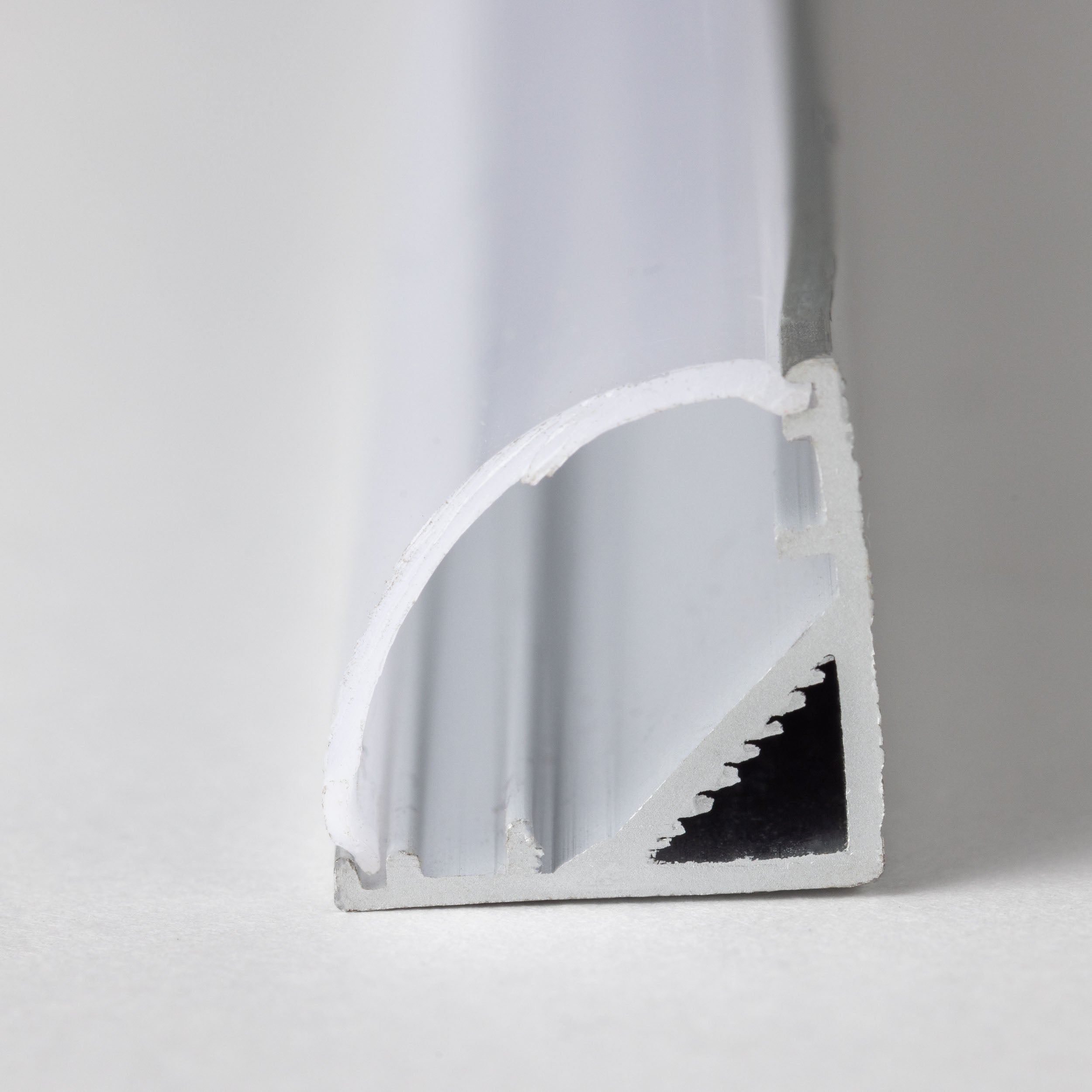 Perfil Aluminio LED Esquinero 3 mts.