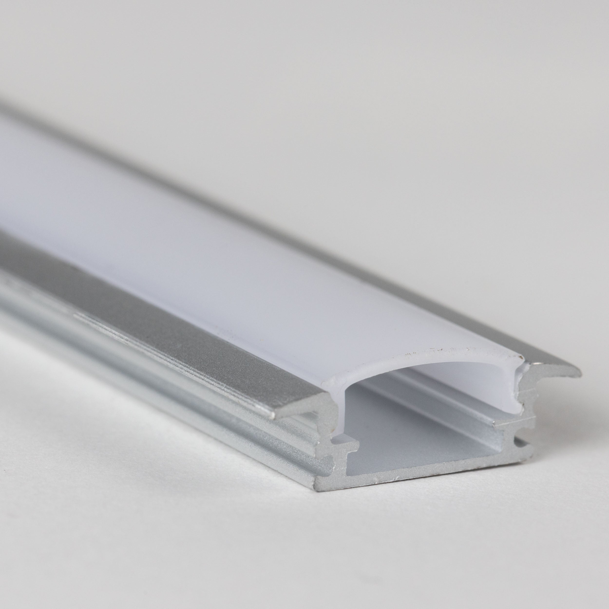 Perfil Aluminio LED Embutido 3 mts.