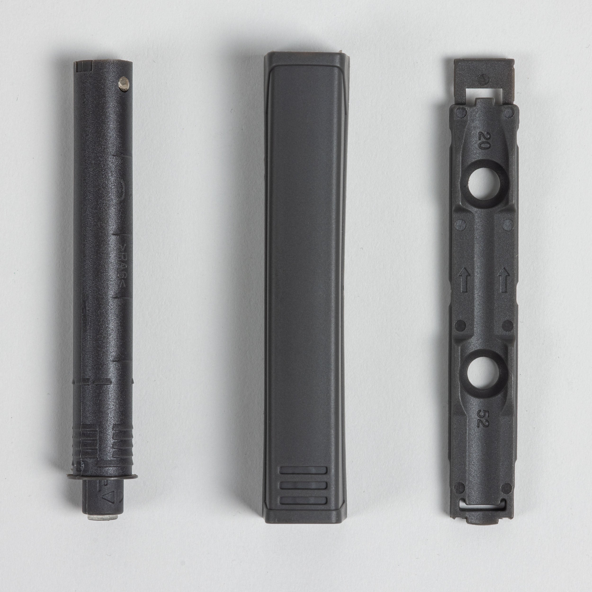 Expulsador Gris con Cabeza de Goma