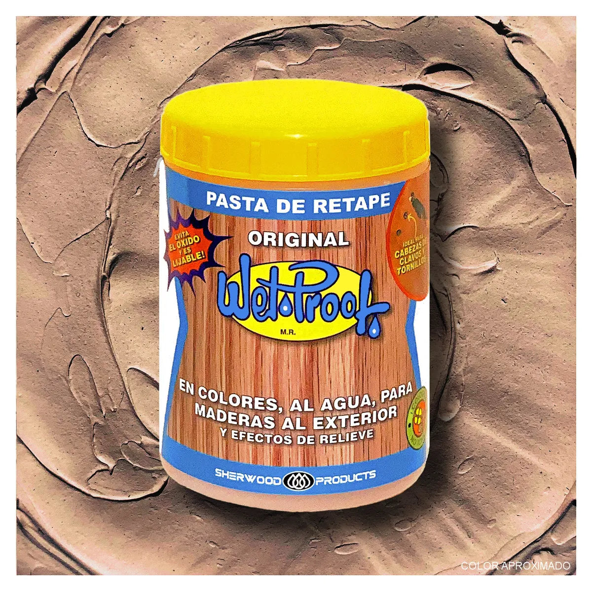 Pasta Retape Wetproof Caoba 1/2 Kg.