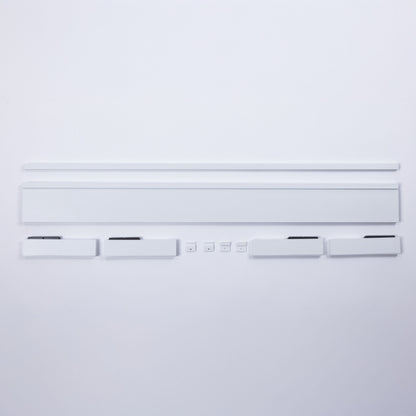 Panel Frontal Lateral Metálico Slim Blanco