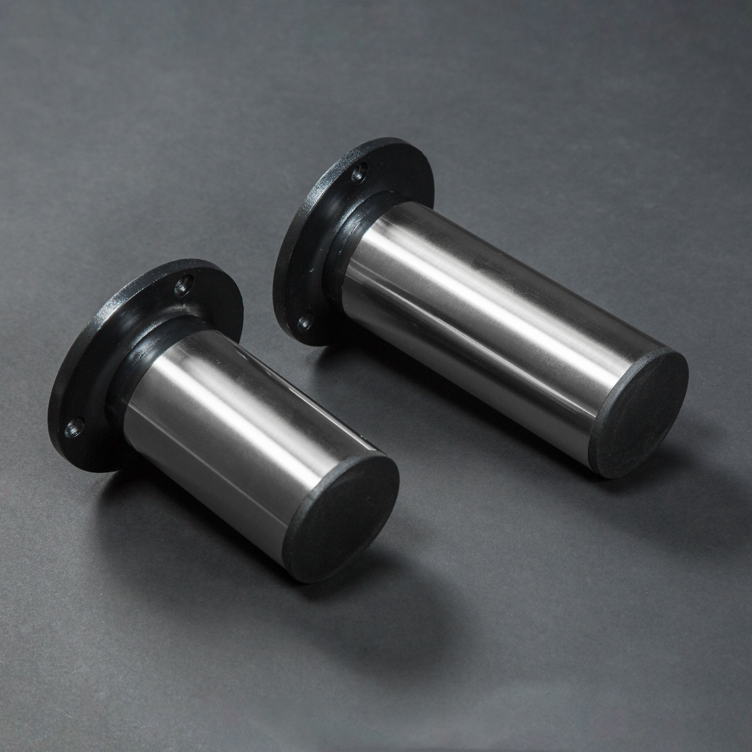 Pata Regulable Satin Nickel 140 mm. x 50 mm.