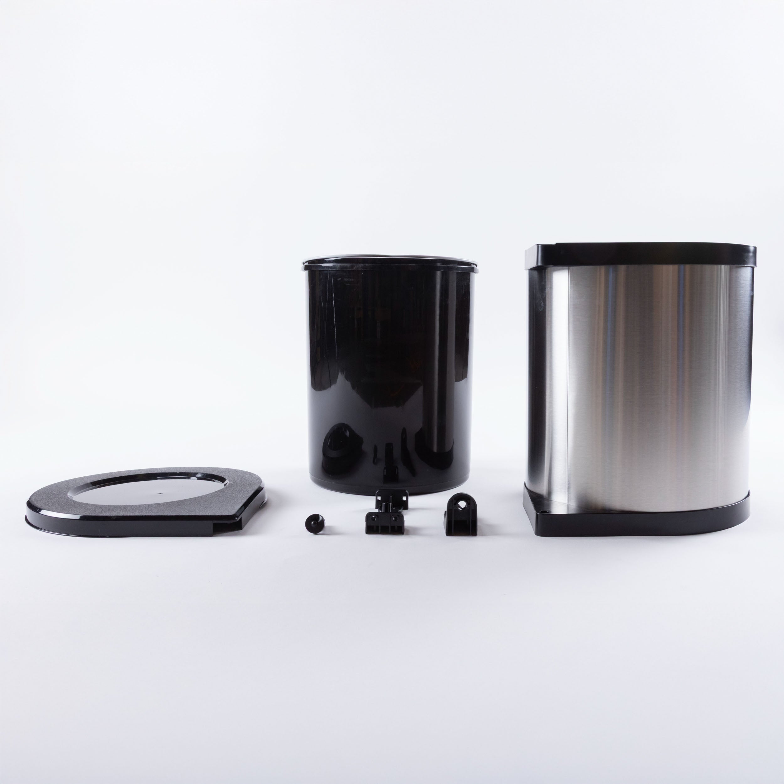 Basurero Redondo Negro 14L