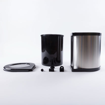 Basurero Redondo Negro 14L