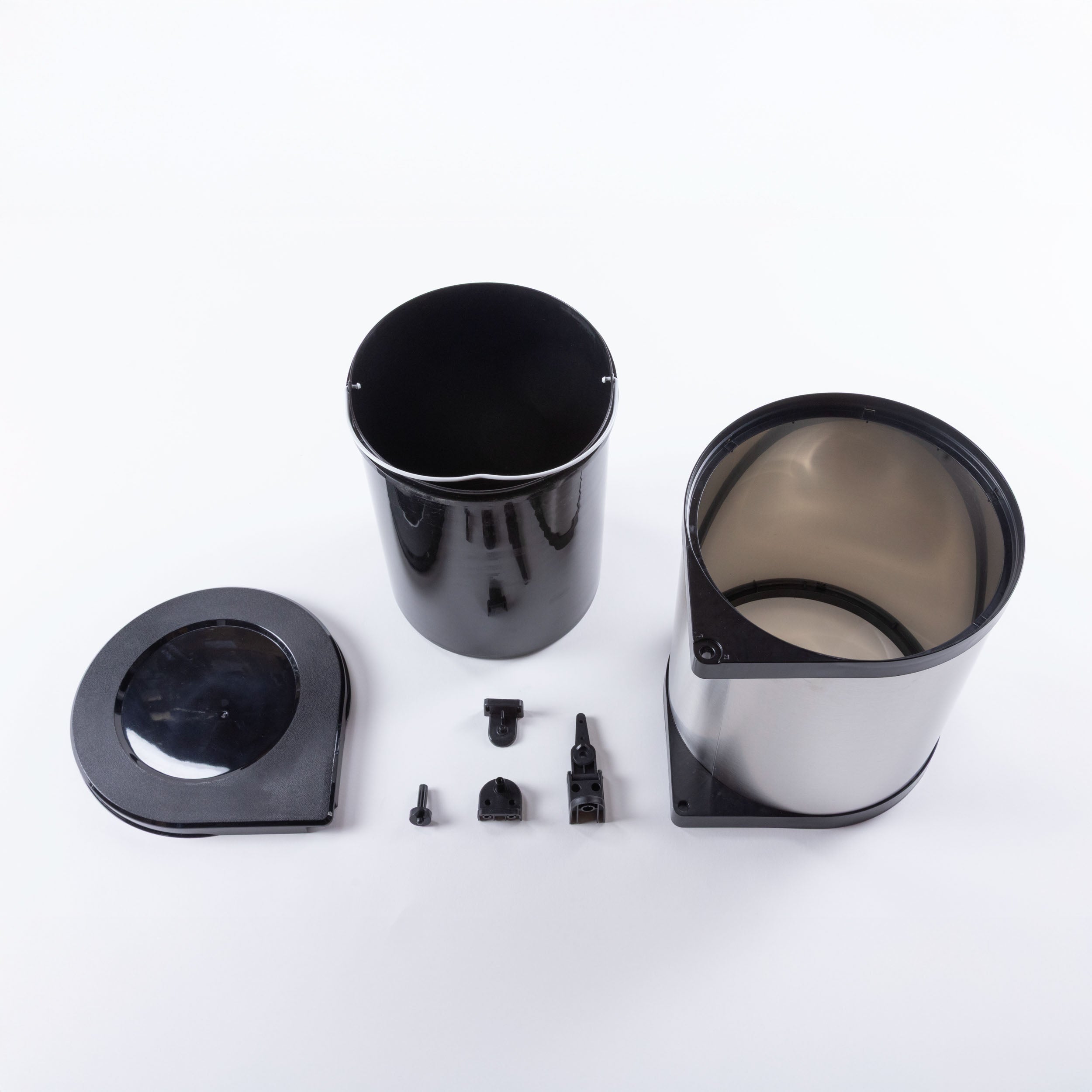 Basurero Redondo Negro 14L