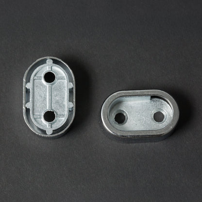 Soporte de Barra Ovalada Lateral con Tapa und.