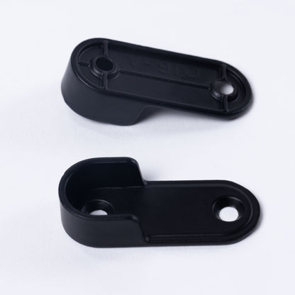 Soporte de Barra Ovalada Negro Lateral und.