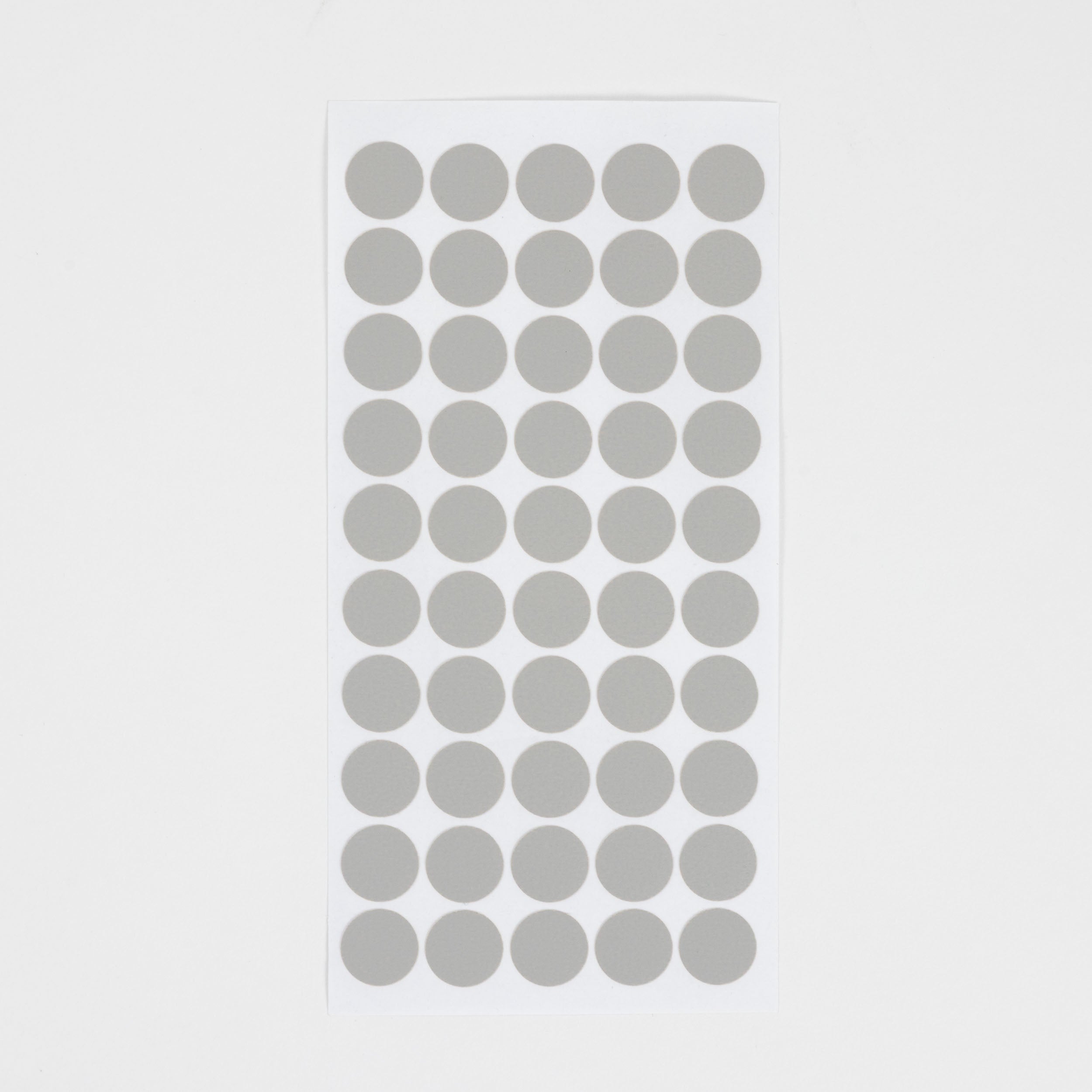 Tapa Adhesiva Gris Liso 50 und.