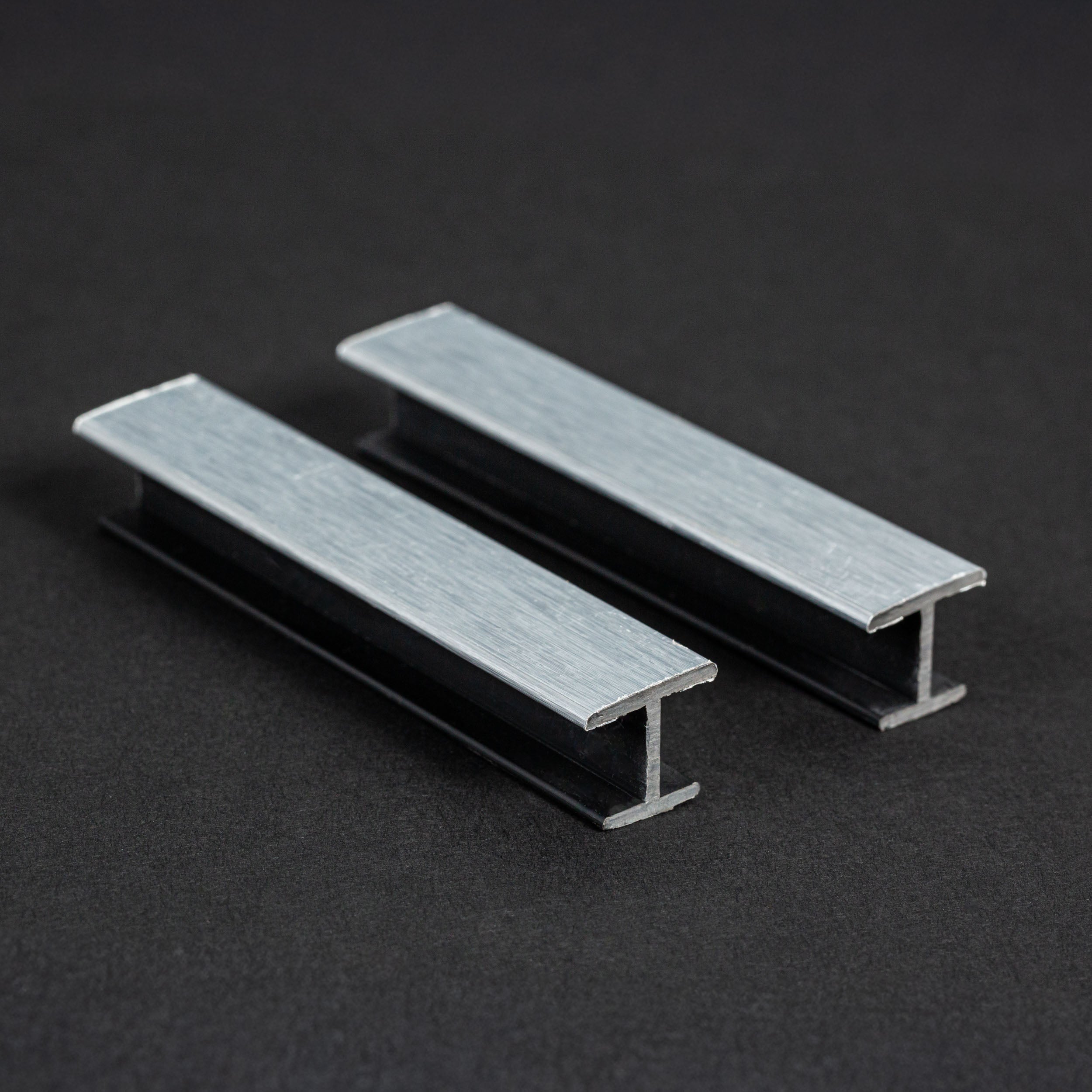 Union Recta Zocalo Aluminio 10 cm.