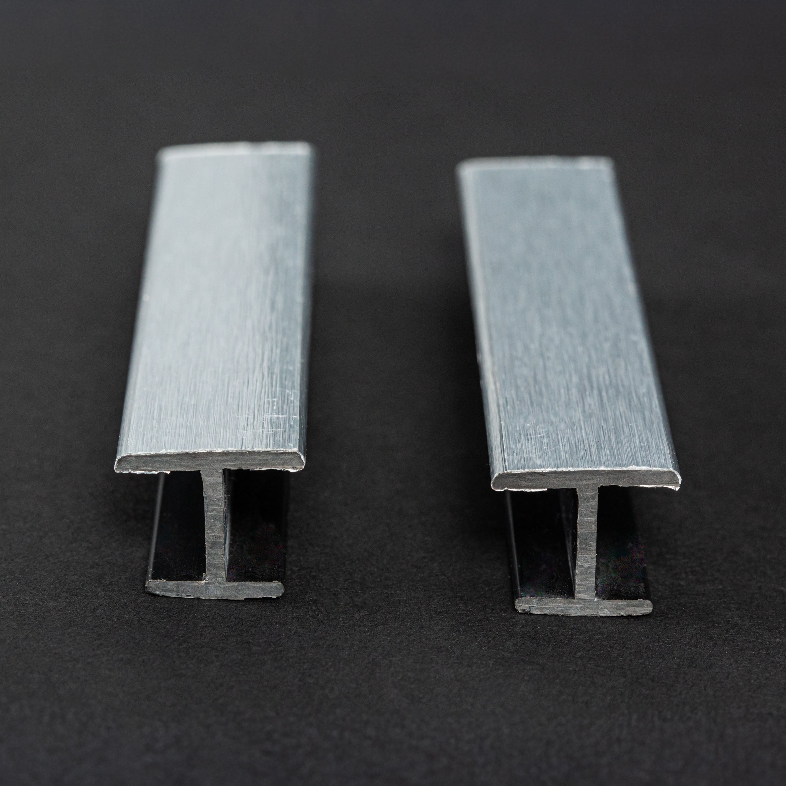 Union Recta Zocalo Aluminio 15 cm.