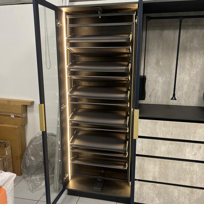 Zapatero Giratorio 12 Bandejas Antracita