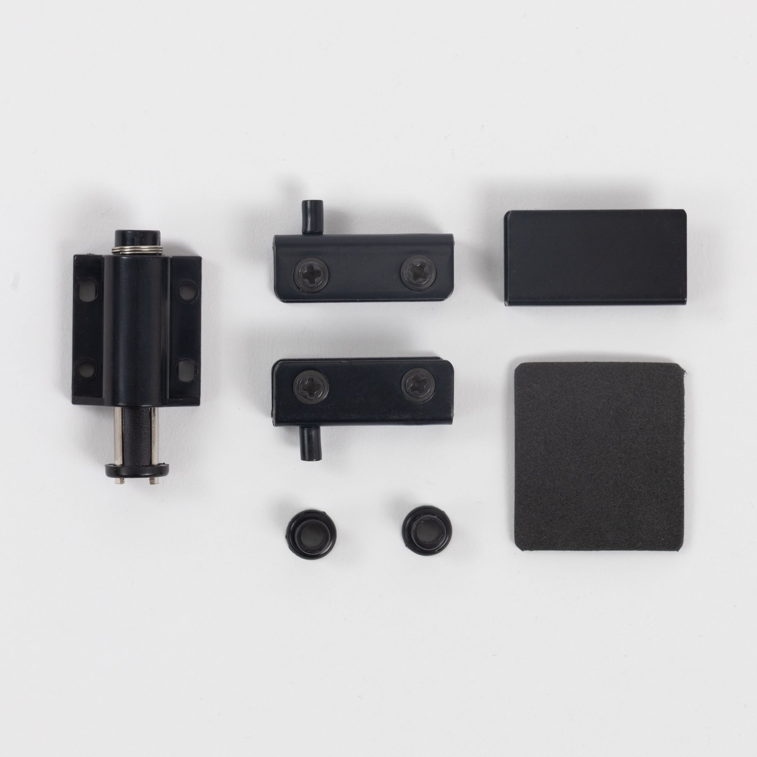 Juego de Bisagras Para Vidrio Negras