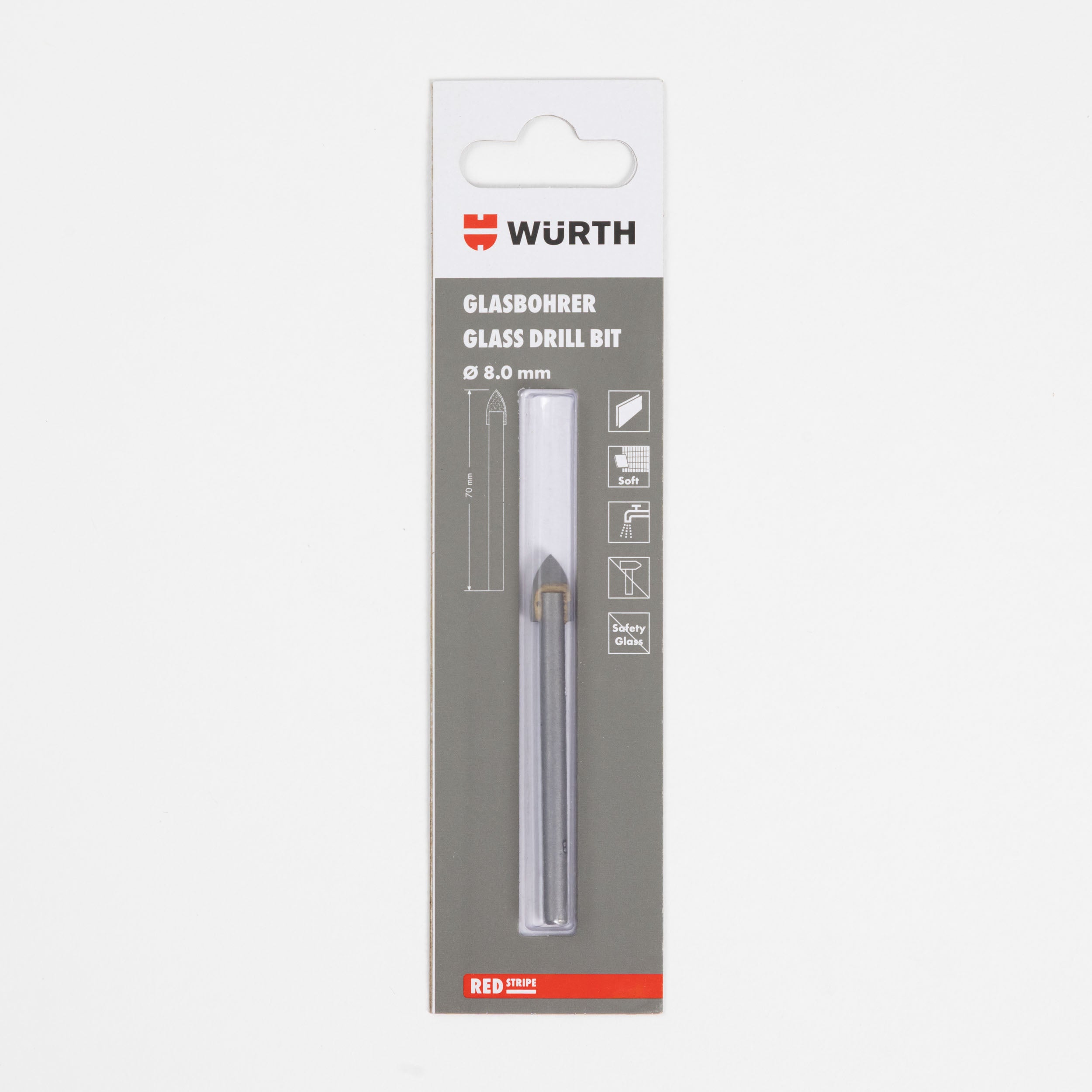 Broca Para Cerámica Wurth 8mm.