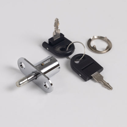 Cerradura de Botón Cromada