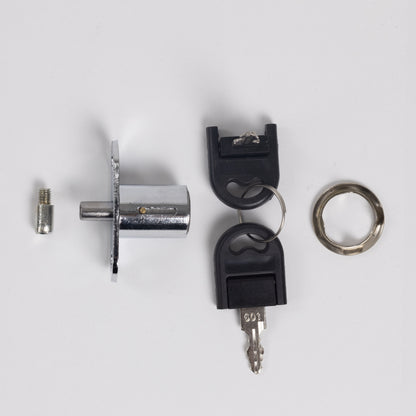 Cerradura de Botón Cromada