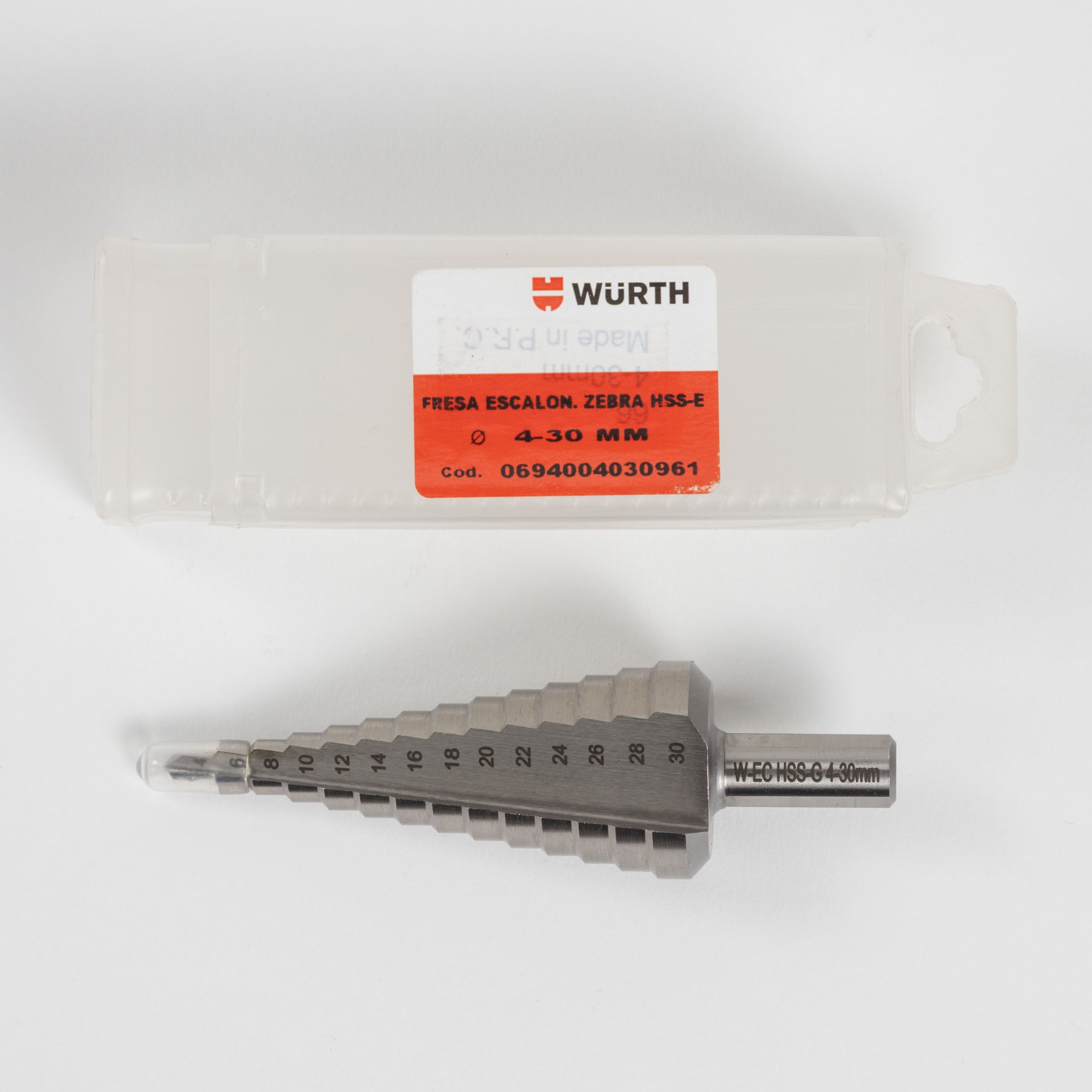 Fresa Escalonada HSS 4 mm. - 30 mm.