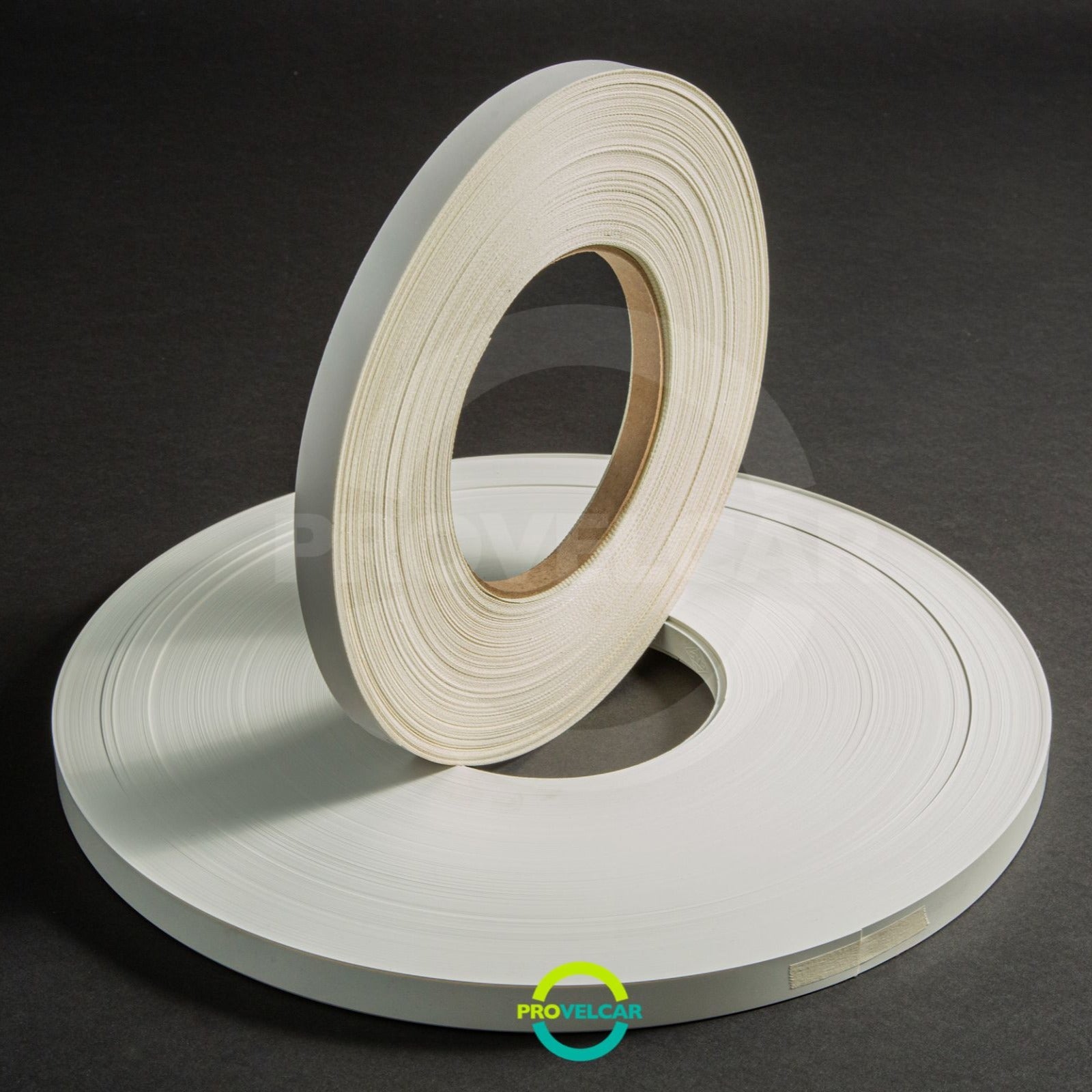 Tapacanto PVC Blanco 0,4 x 22 mm. 300 mts.