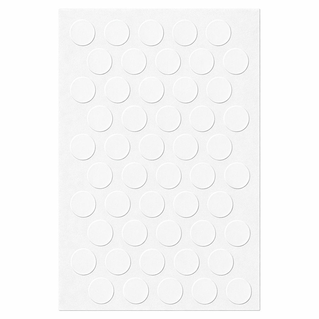 Tapa Adhesiva Blanca 50 und.