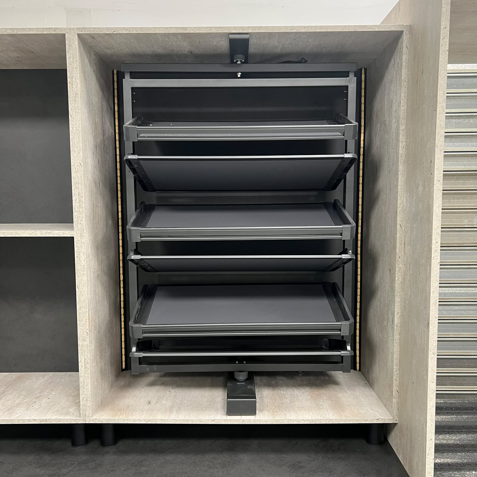 Zapatero Giratorio 6 Bandejas Antracita