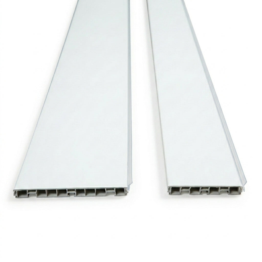Zocalo PVC Color Blanco 10 cm. 3 metros